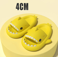 Shark Cloud Slippers – 4 cm Thick Sole, Indoor & Outdoor, 10 Colors - Slippers - Apex Therapy