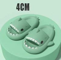 Shark Cloud Slippers – 4 cm Thick Sole, Indoor & Outdoor, 10 Colors - Slippers - Apex Therapy