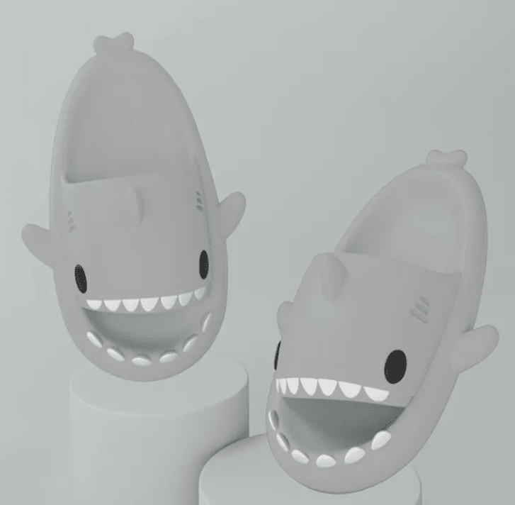 Shark Cloud Slippers – 4 cm Thick Sole, Indoor & Outdoor, 10 Colors - Slippers - Apex Therapy