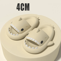 Shark Cloud Slippers – 4 cm Thick Sole, Indoor & Outdoor, 10 Colors - Slippers - Apex Therapy