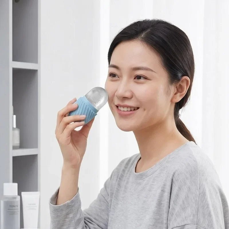Silicone Facial Ice Mold for Cold Therapy & Pore Tightening - Facial Tool - Apex Therapy