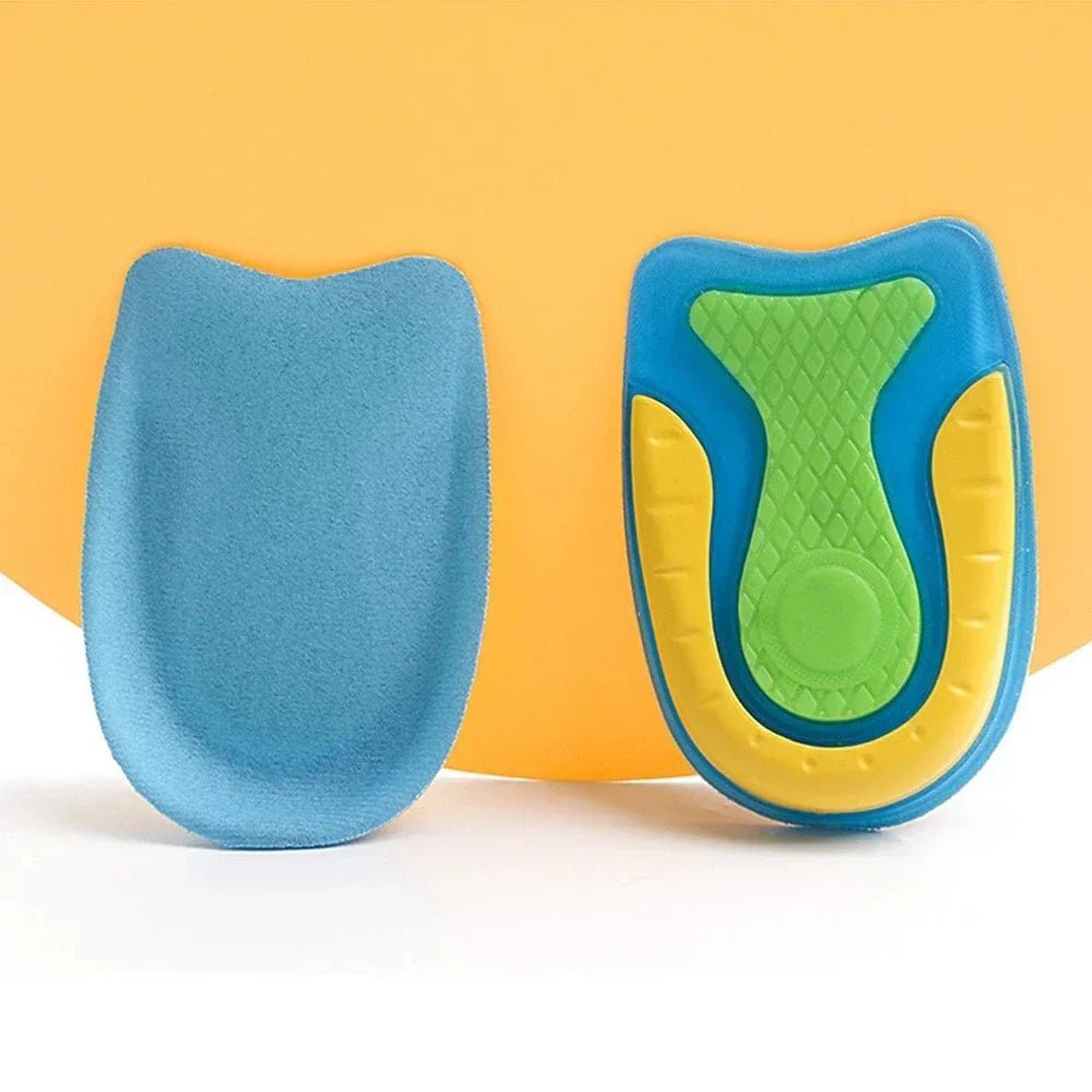 Silicone Gel Insoles for Heel Spurs Fascitis Plantar Pain Relief Treatment Inserts Heel Cup Cushion Height Increase Shoe Insoles - Apex Therapy