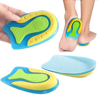 Silicone Gel Insoles for Heel Spurs Fascitis Plantar Pain Relief Treatment Inserts Heel Cup Cushion Height Increase Shoe Insoles - Apex Therapy