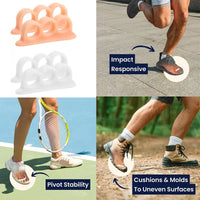 Silicone Gel Toe Sleeve – Cushioned Comfort Support for Curled Toes - Apex Therapy