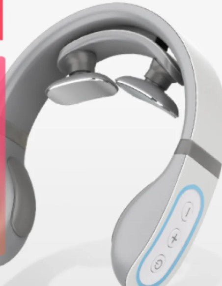 Smart Neck Massager – Cordless Heated Pulse Massager with Remote - Apex Therapy