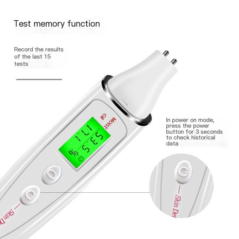 Smart Skin Moisture Analyzer – At-Home Hydration Tester - Skin Care Device - Apex Therapy
