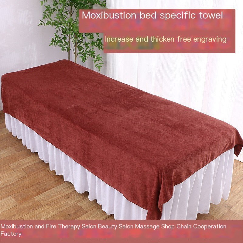 Soft Microfiber Massage Bed Towel – Salon Size, Optional Face Hole - Massage Towel - Apex Therapy