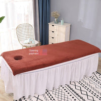 Soft Microfiber Massage Bed Towel – Salon Size, Optional Face Hole - Massage Towel - Apex Therapy