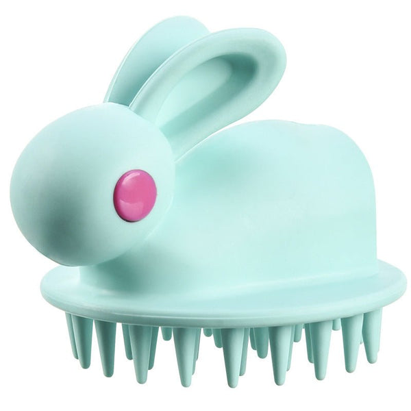 Soft Rubber Shampoo Brush for Kids – Gentle Silicone Scalp Massager (TPE, BPA-Free)