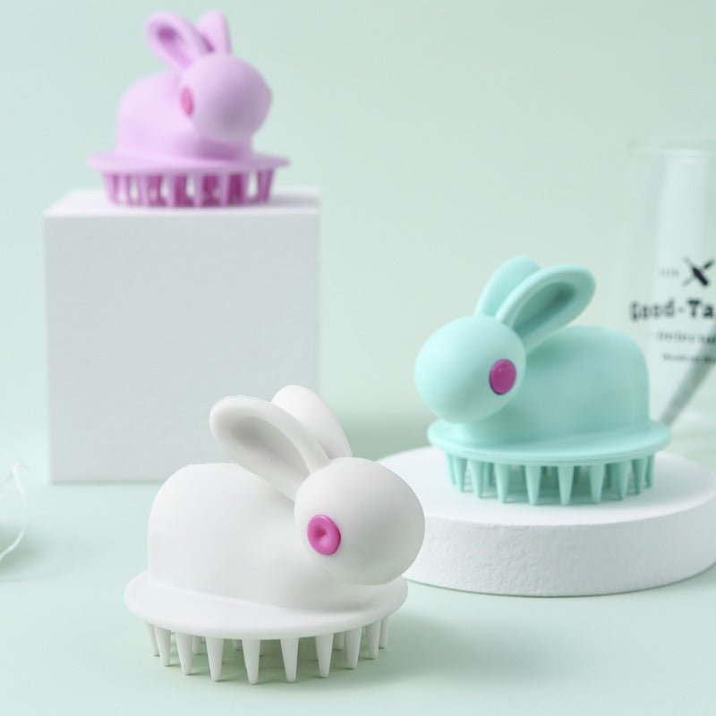 Soft Rubber Shampoo Brush for Kids – Gentle Silicone Scalp Massager (TPE, BPA - Free) - Apex Therapy
