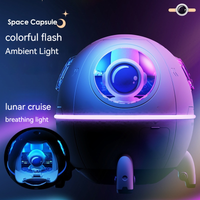 Space capsule USB humidifier with night lamp – Apex Therapy, view 9