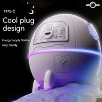 Space capsule USB humidifier with night lamp – Apex Therapy, view 5