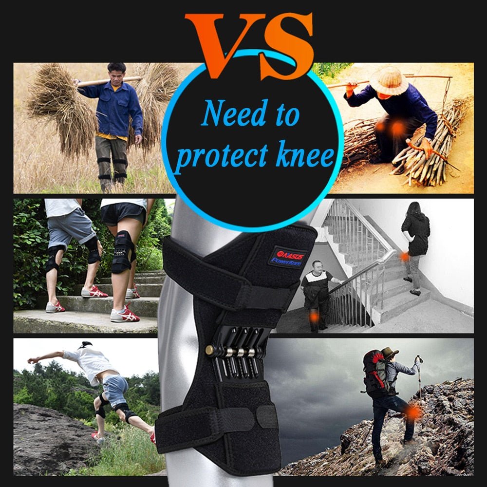 Spring-Assist Knee Supports – Lightweight 0.48 kg, Pair - Knee Support - Apex Therapy