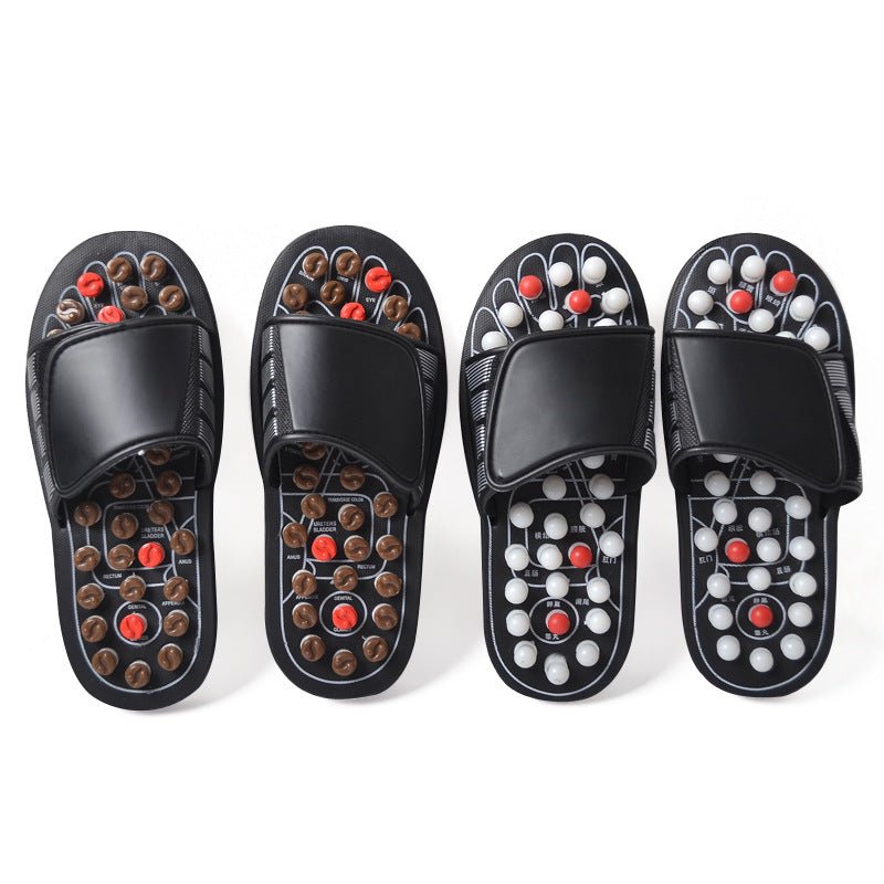 Spring Massage Slippers – Textured Bouncy Sole, Unisex - Slippers - Apex Therapy