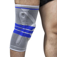 Spring-Stay Knee Sleeve – Silicone Pad, Breathable 3D Knit - Knee Sleeve - Apex Therapy