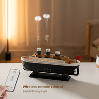 Steamship aroma diffuser with color LED light – Apex Therapy, view 11