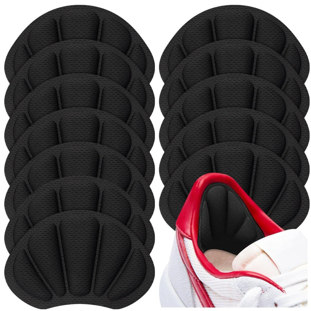 Sticky Heel Grip Inserts – Trim-to-Fit Anti-Slip Pads, 12 Pcs - Heel Grips - Apex Therapy