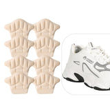 Suede Heel Grips – Self-Adhesive Liners for Loose Shoes, Apricot