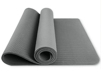 Thick TPE Yoga Mat with Alignment Lines – 6 mm or 8 mm, 183 cm - Yoga Mat - Apex Therapy