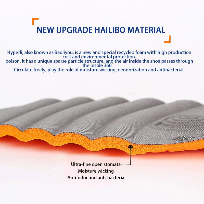 Thickened Breathable Sports Insoles – Summer-Ready, Black or Gray - Insoles - Apex Therapy