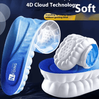 Thickened PU Arch-Support Insoles – Shock-Absorbing, Blue - Insoles - Apex Therapy
