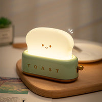 Toast Bread Night Light – Rechargeable, Dimmable LED with Timer - Night Light - Apex Therapy