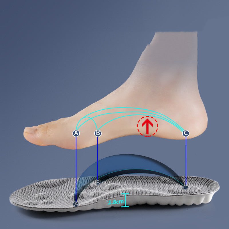 Ventilated Memory Foam Insoles – Lightweight PU, Grey (2nd Gen) - Insoles - Apex Therapy