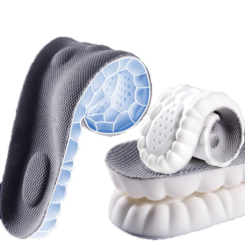 Ventilated Memory Foam Insoles – Lightweight PU, Grey (2nd Gen) - Insoles - Apex Therapy