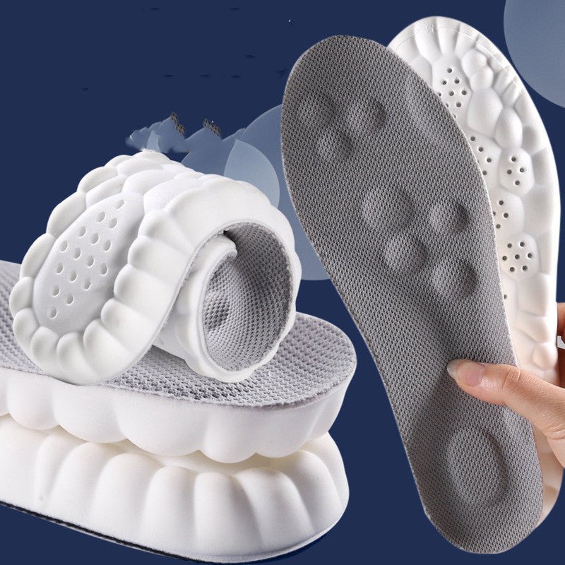 Ventilated Memory Foam Insoles – Lightweight PU, Grey (2nd Gen) - Insoles - Apex Therapy