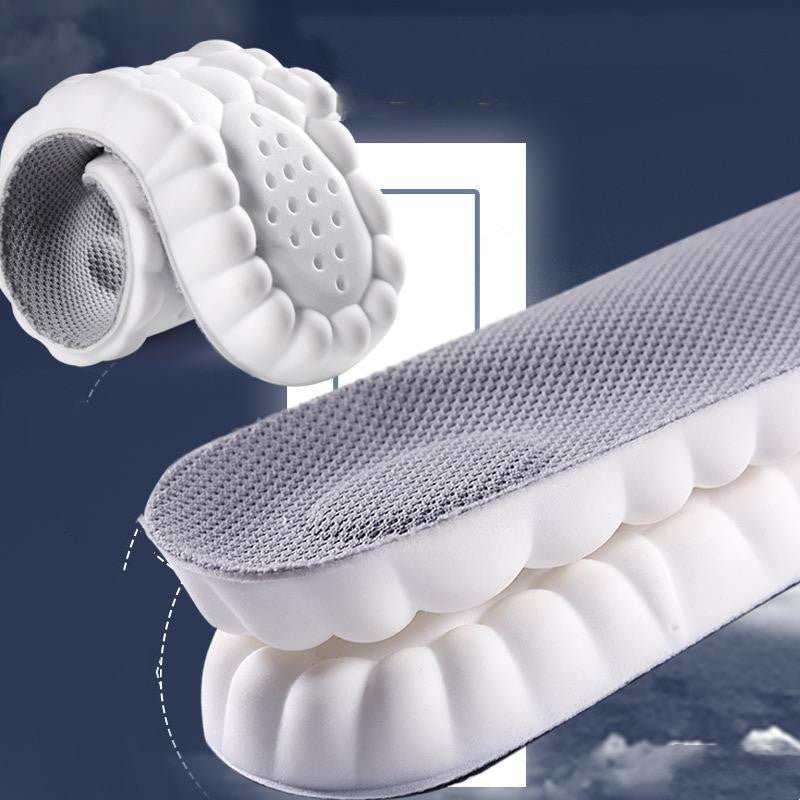Ventilated Memory Foam Insoles – Lightweight PU, Grey (2nd Gen) - Insoles - Apex Therapy