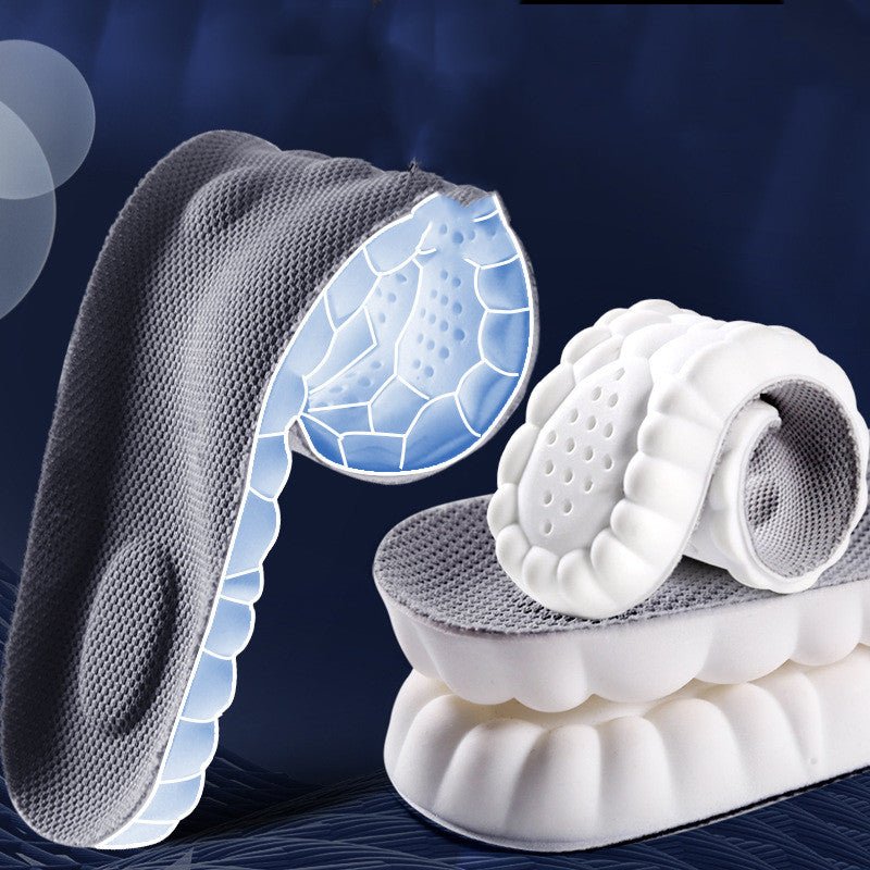 Ventilated Memory Foam Insoles – Lightweight PU, Grey (2nd Gen) - Insoles - Apex Therapy