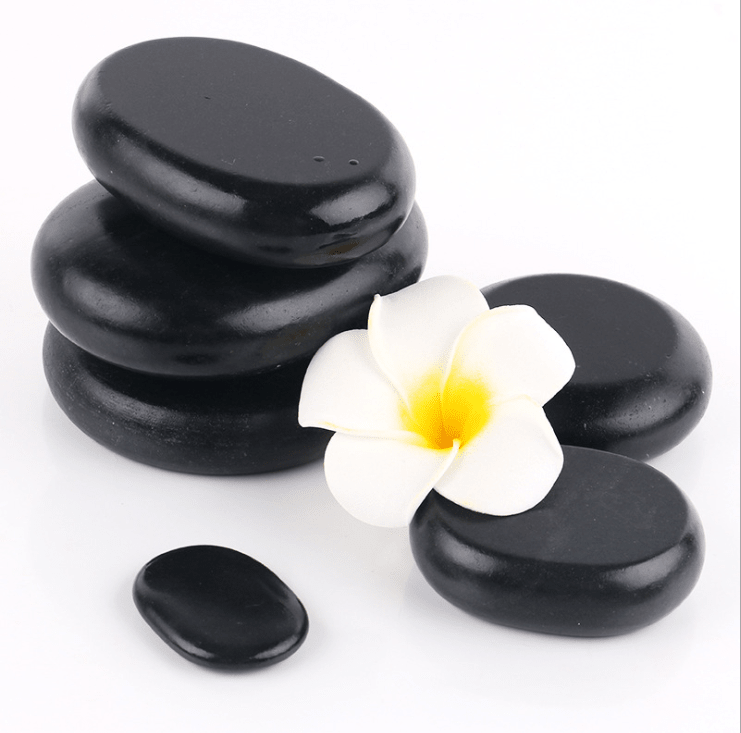 Volcanic Basalt Massage Stones – Hot Stone Set, 6 Sizes - Massage Stones - Apex Therapy