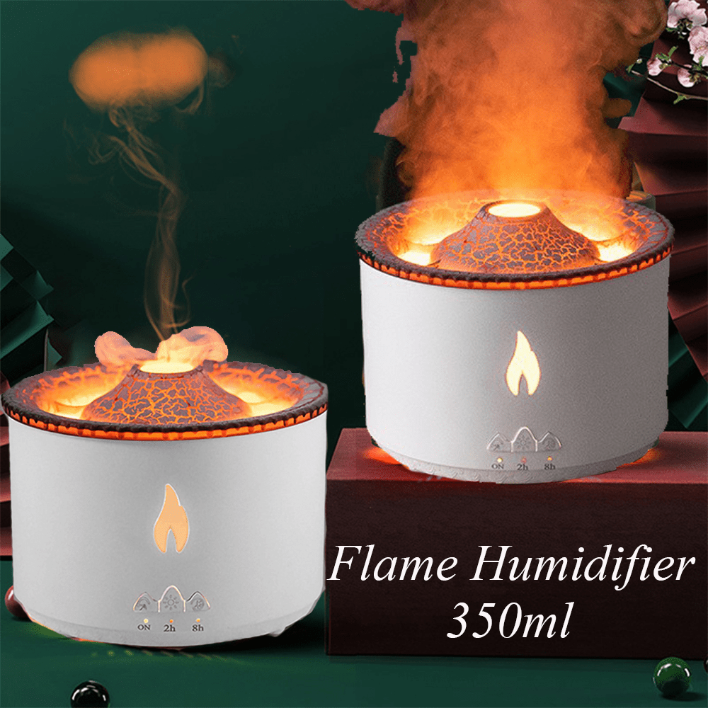 Volcano Lava Aroma Diffuser – Flame Bead Lighting - Humidifier - Apex Therapy