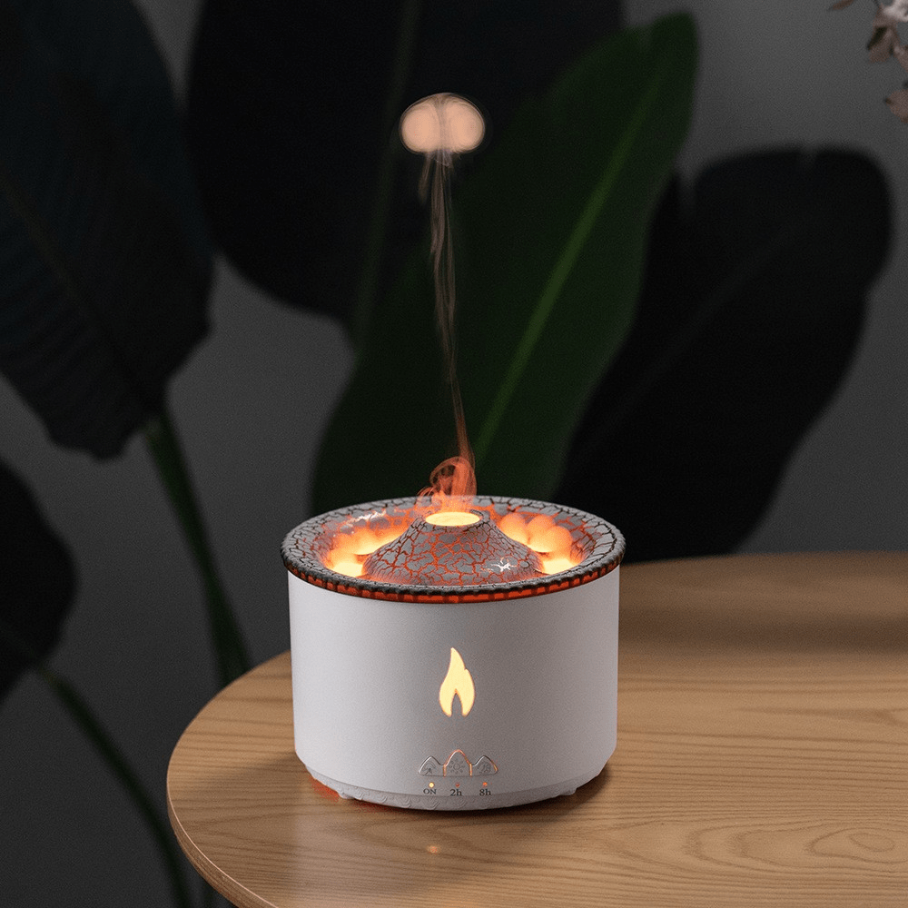 Volcano Lava Aroma Diffuser – Flame Bead Lighting - Humidifier - Apex Therapy