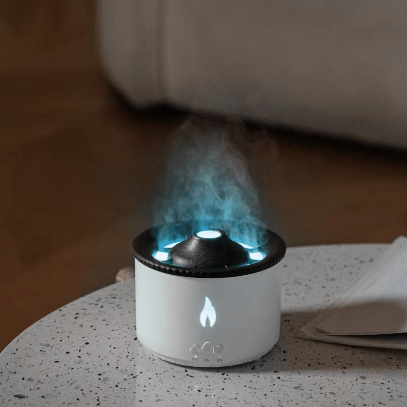 Volcano Lava Aroma Diffuser – Flame Bead Lighting - Humidifier - Apex Therapy