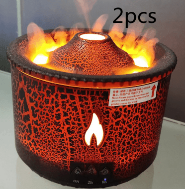 Volcano Lava Aroma Diffuser – Flame Bead Lighting - Humidifier - Apex Therapy