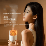 Volcano & Planet Mini Humidifier – Color LED, USB