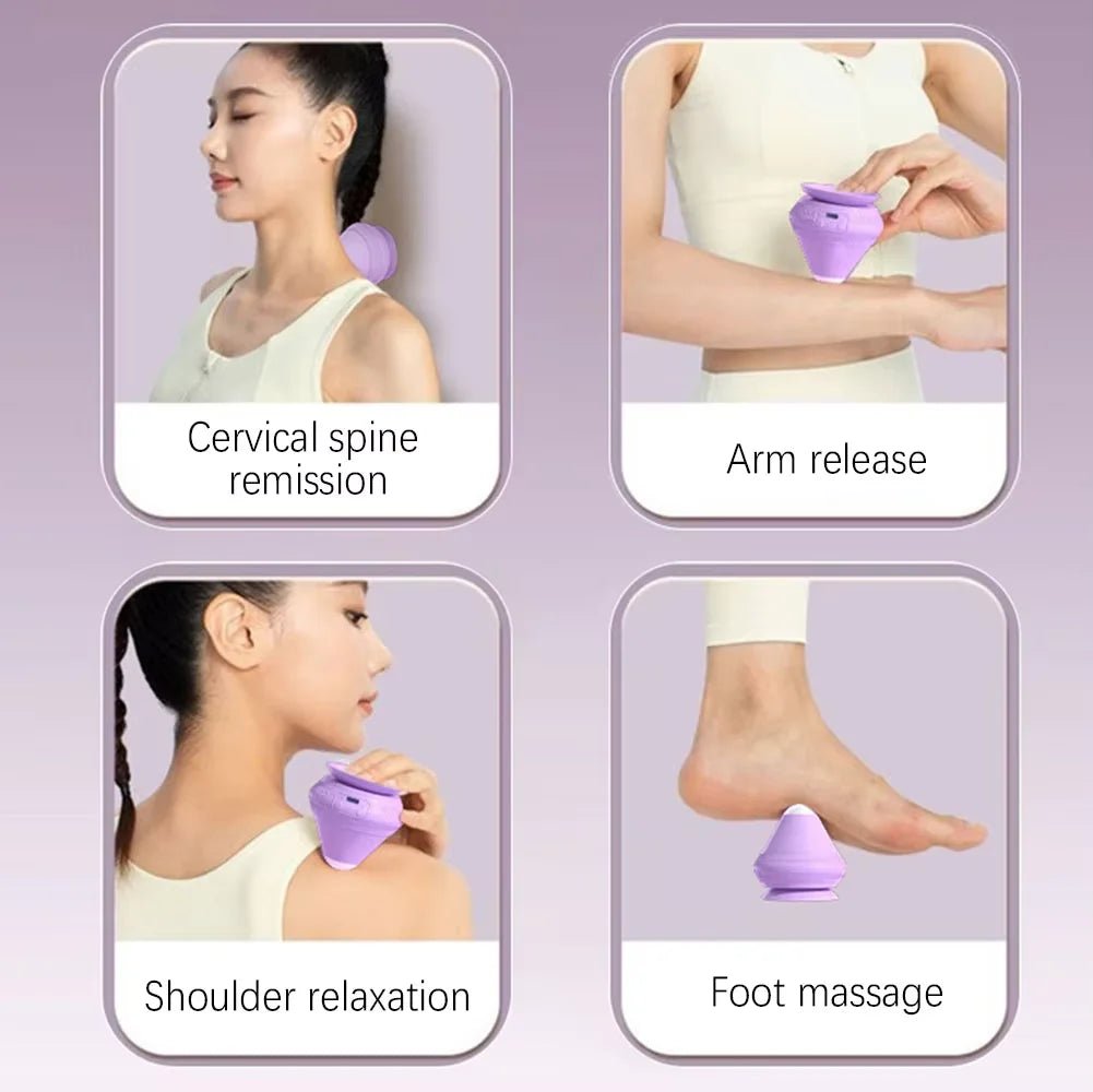 Wall-Mounted Fascia Massager – Suction Cup Massage Tool for Back, Arms & Feet - Apex Therapy