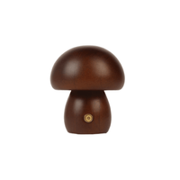 Wooden Mushroom Night Light – Rechargeable Warm LED, 4 Styles - Night Light - Apex Therapy