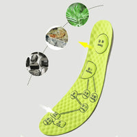 Wormwood-Infused Insoles – Breathable, Sweat-Absorbing, Grey or Green - Insoles - Apex Therapy