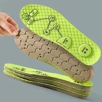 Wormwood-Infused Insoles – Breathable, Sweat-Absorbing, Grey or Green - Insoles - Apex Therapy
